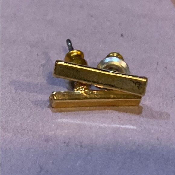 NWT Geo Earring Studs in Mix Metals - Picture 9 of 10